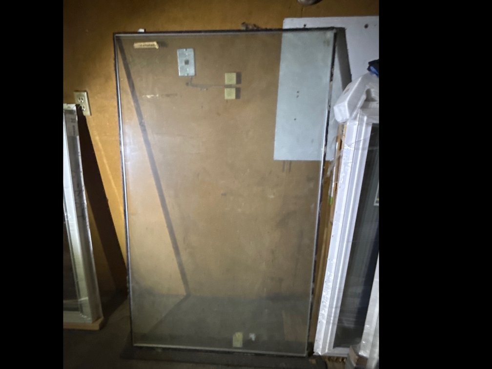 Large Used Glass Picture Window Without Casing
