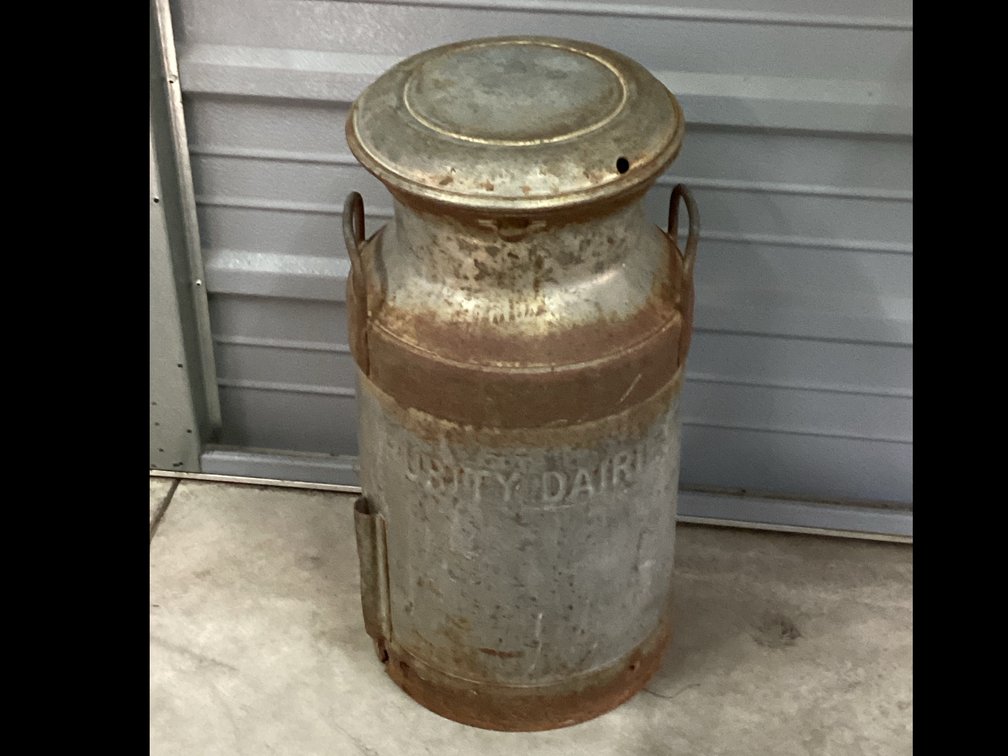 Purity Dairies Cream Can