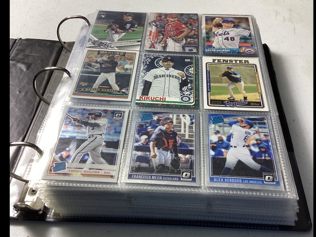 Binder Of Baseball Cards