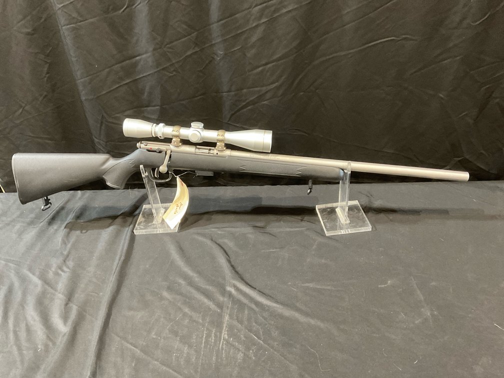 Savage Model 93R17 .17 HMR Bolt Action Rifle With Leupold Scope