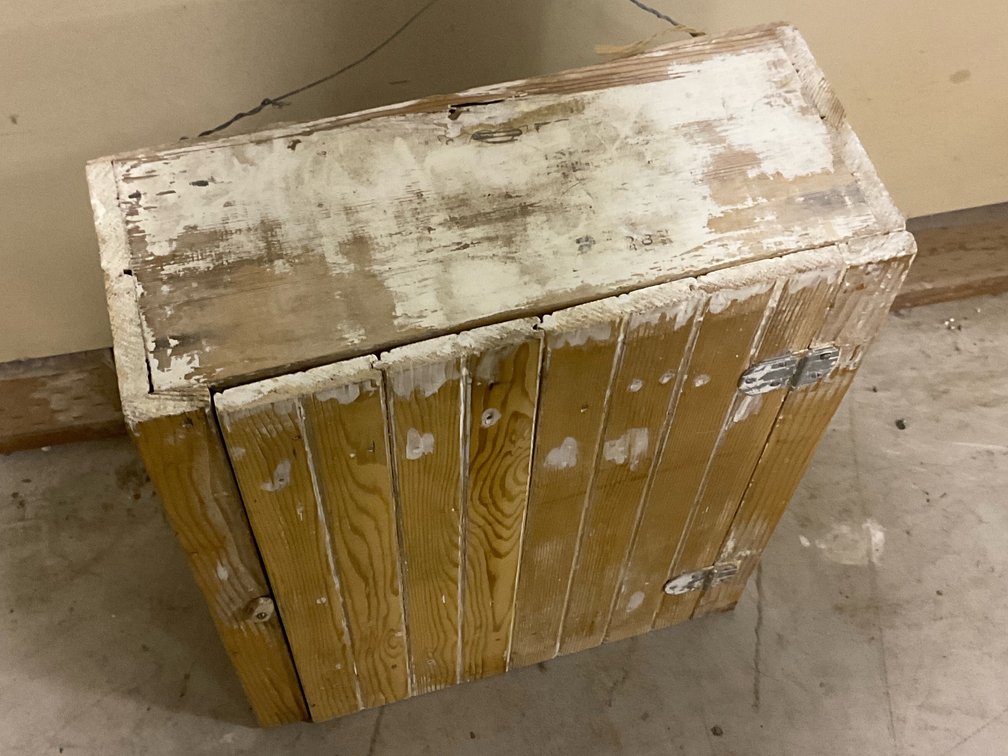 16x7X20” Wood Cabinet
