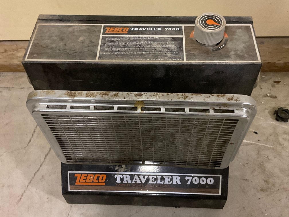 Zebco Traveler Flameless Propane Catalytic Heater
