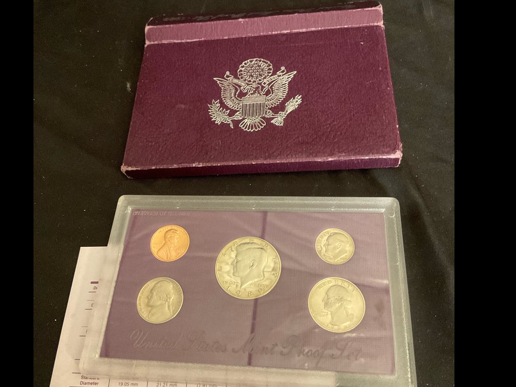 1989 United States Mint Proof Set