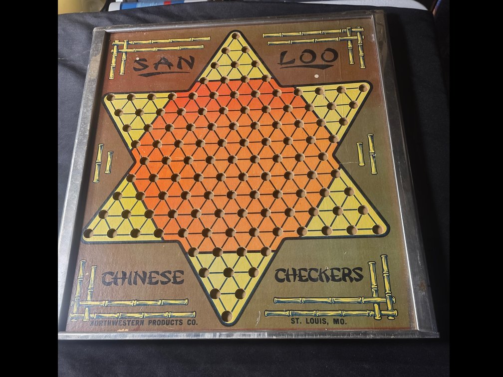 Chinese Checkers and Ante- Up- Rummy