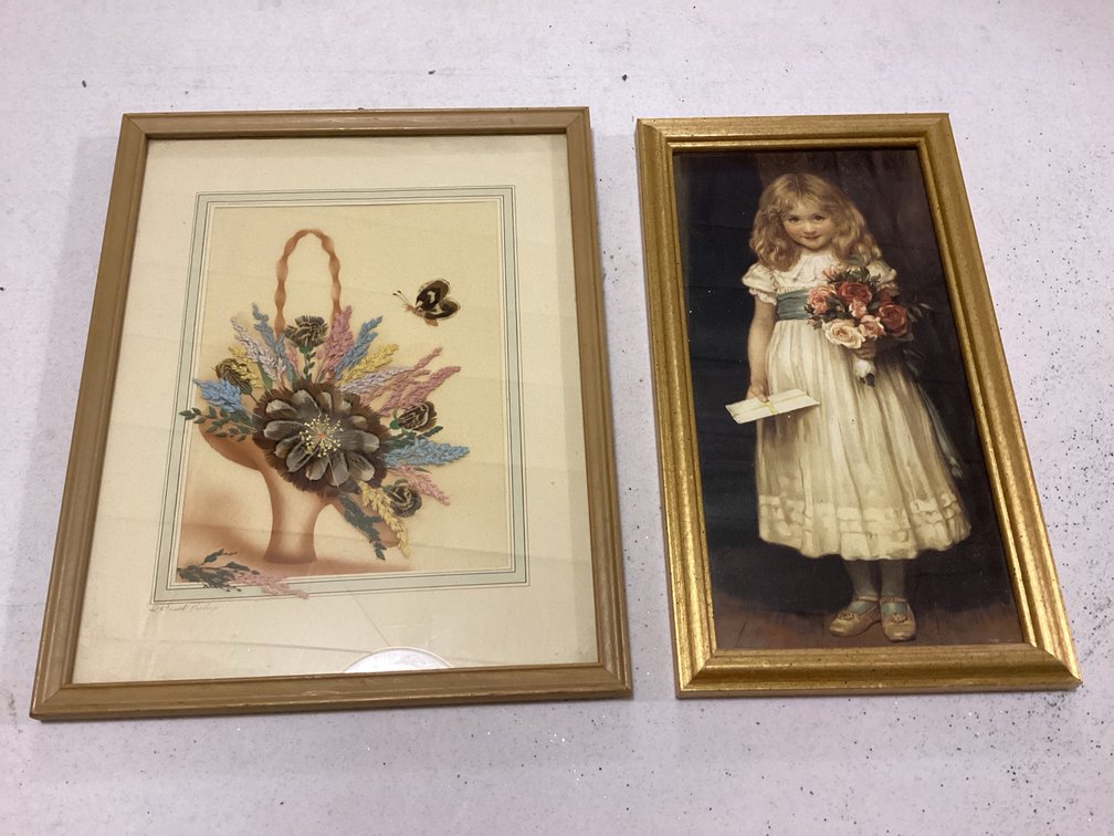 Feather & Dried Flower Picture By Q. Bisek Prokop, & Love Letter