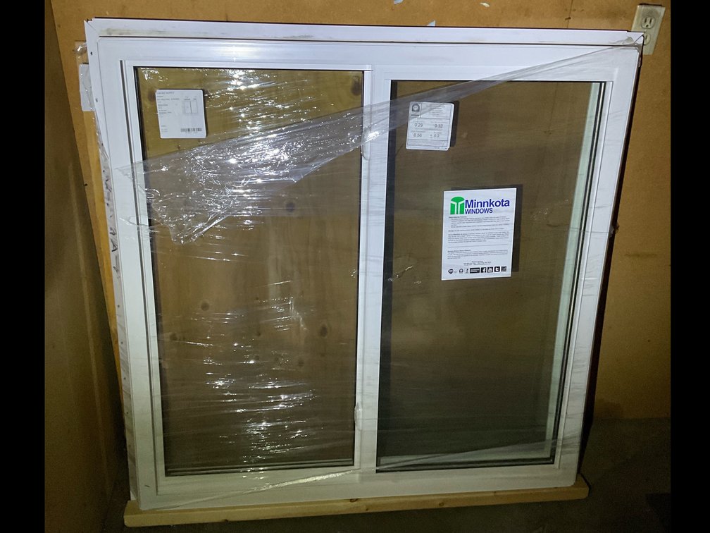 MinnKota Windows Double Pane 47” x 47” Sliding Window