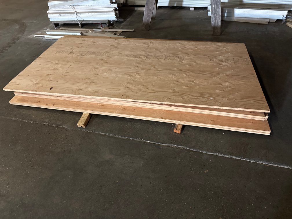 3/4” Plywood Sheets 4X8