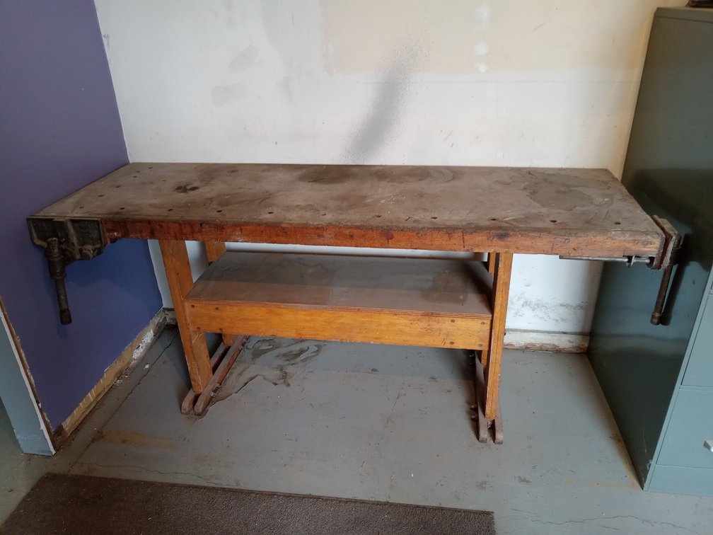 74x24x32" Wood Work Bench