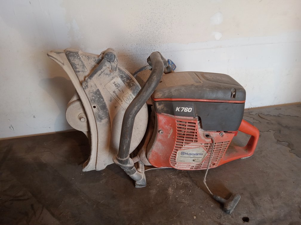 14" Husqvarna K760 Gas Powered Concrete Saw
