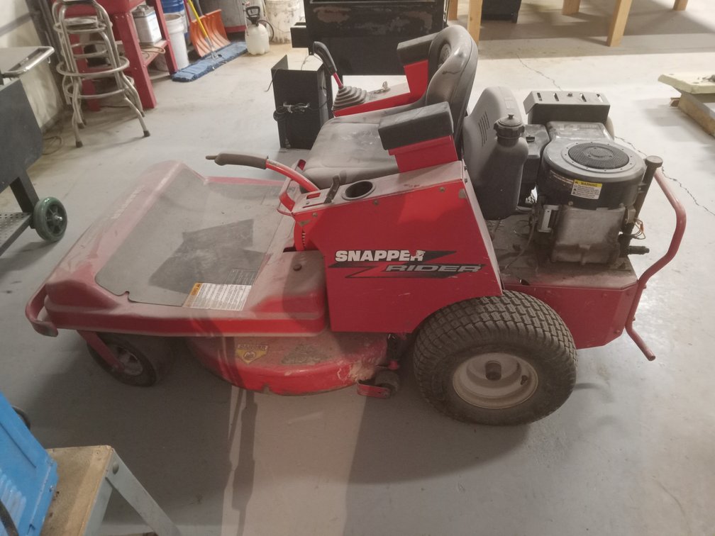 Non Running 33" Snapper Rider Zero Turn Riding Mower
