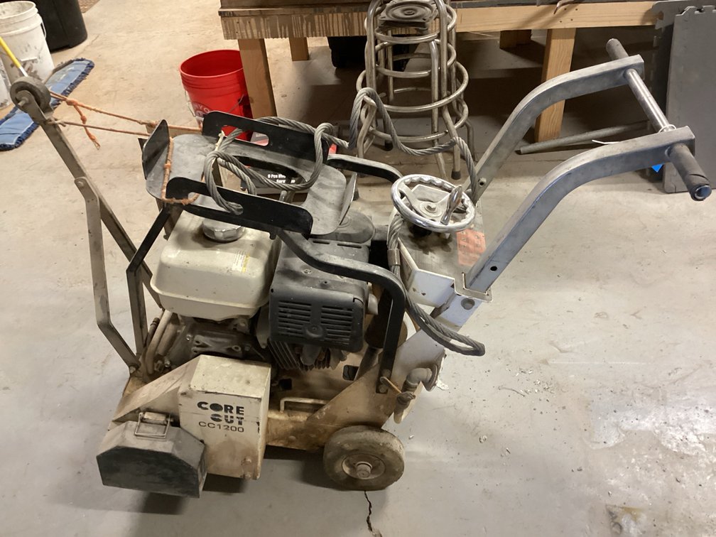Parts Core Cut CC1200 Walk Behind Concrete Saw