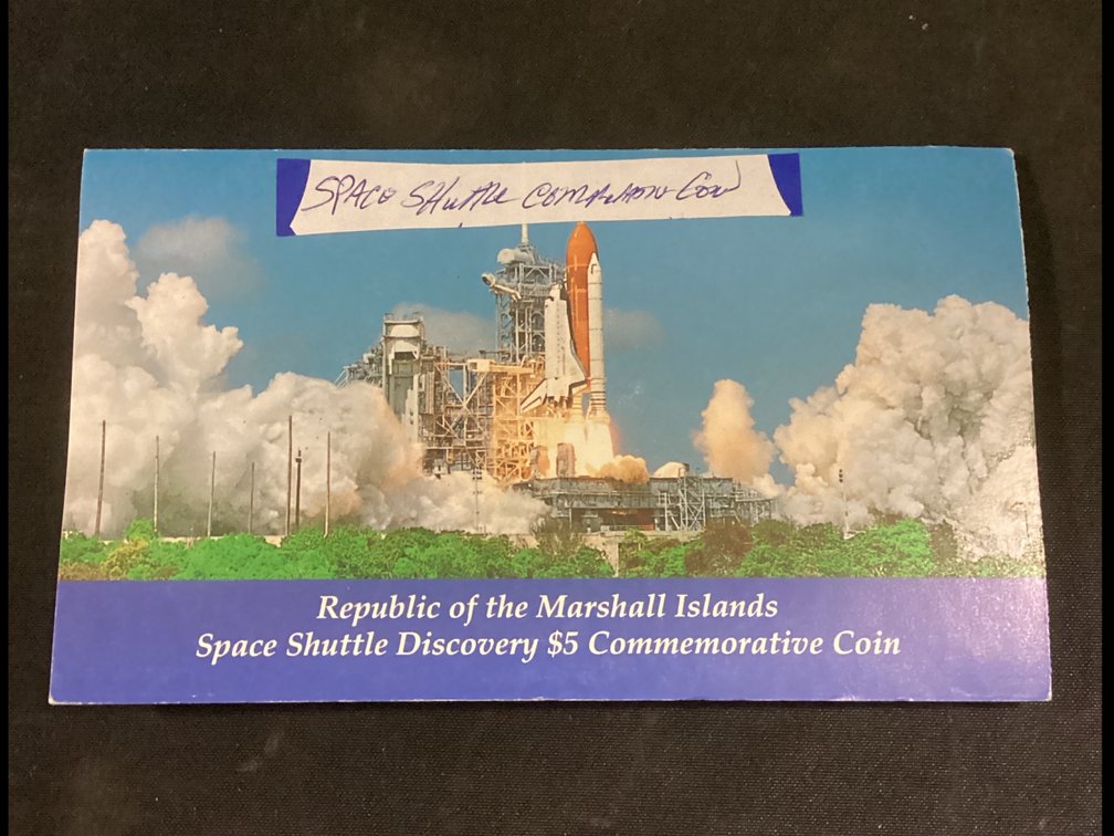 Space Shuttle Commemorative 5$ Coin