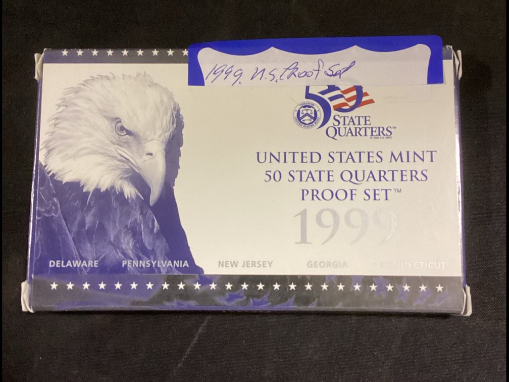 1999 U.S. 50 State Quarters Proof Set