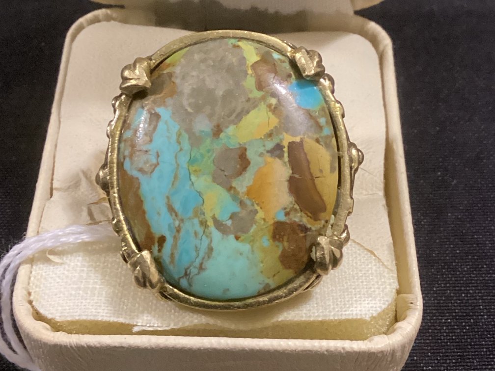 Gold Filled Turquoise Ring