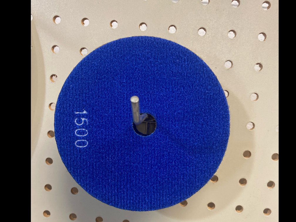 1500 grit diamond polishing pad, Lot of 2