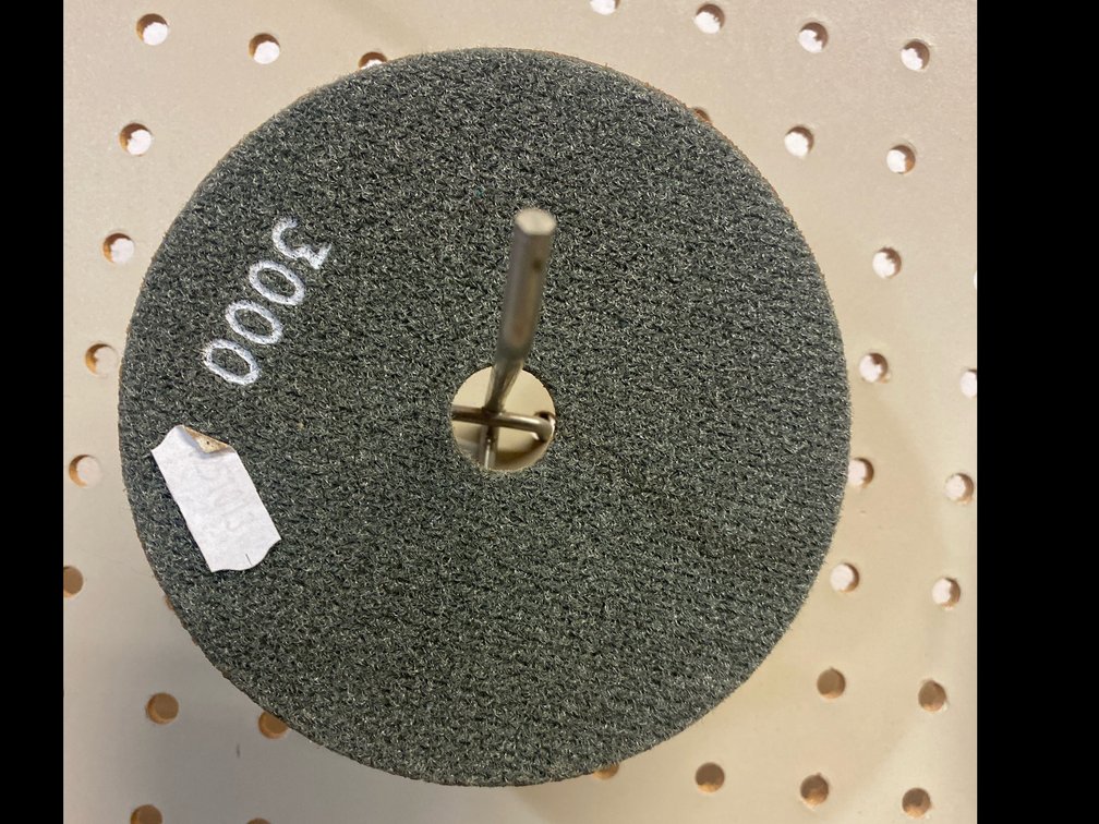 3000 grit diamond polishing pad