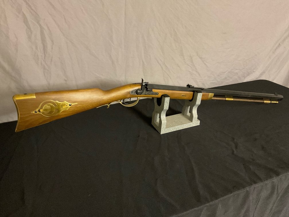Davide Pedersoli .54 Caliber Traditional Hawken Target Percussion Muzzleloader, NIB