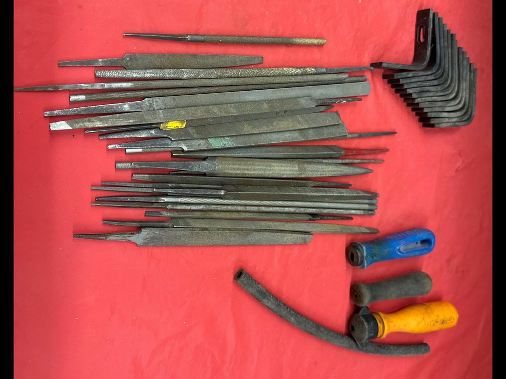 Assorted Files,  Handles and L Shape Handles