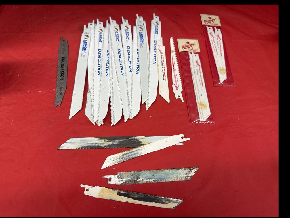 Assorted Reciprocating Saw Blades