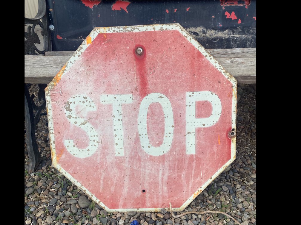 Metal Stop Sign