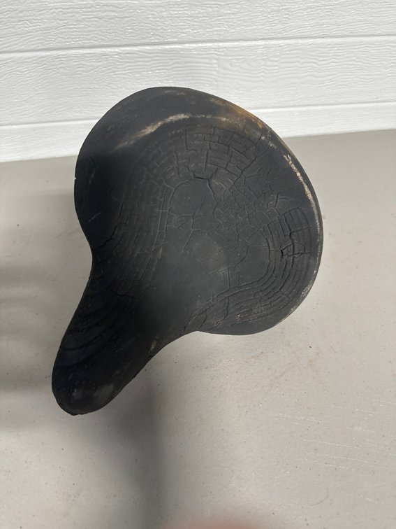 Very Old Leather Bike Seat