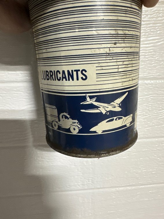 Vintage Grease Cans, Wards, Midwest Oils