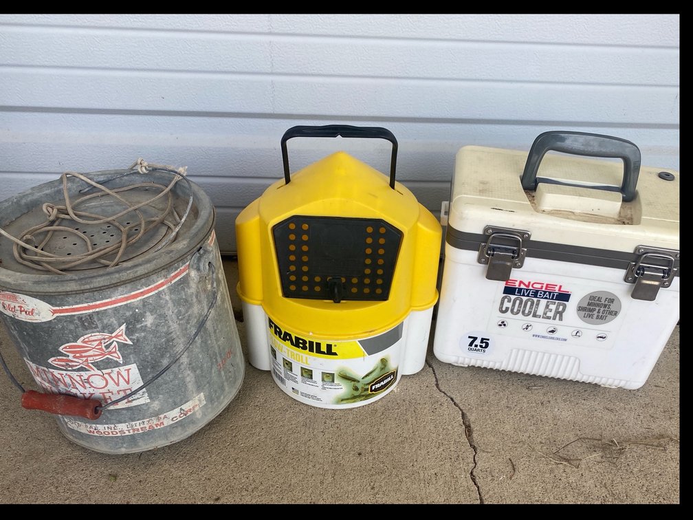 Minnow Pails & Live Bait Cooler