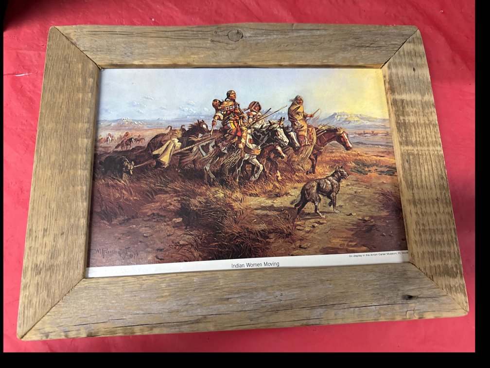 CM Russell Indian Woman Moving Picture