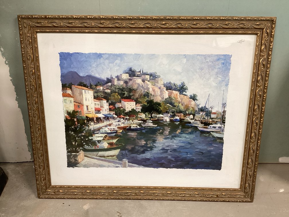 Julisteet Watercolor Print Marina Picture
