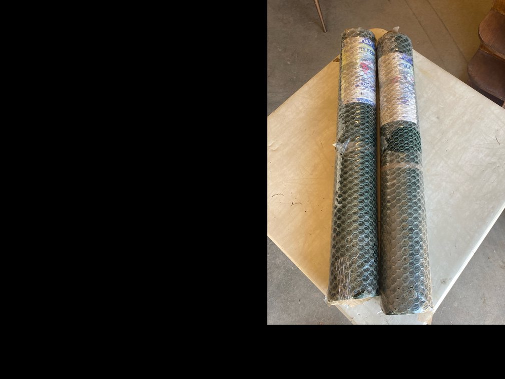 Plastic Poultry Fence Lot of 2 Rolls NEW