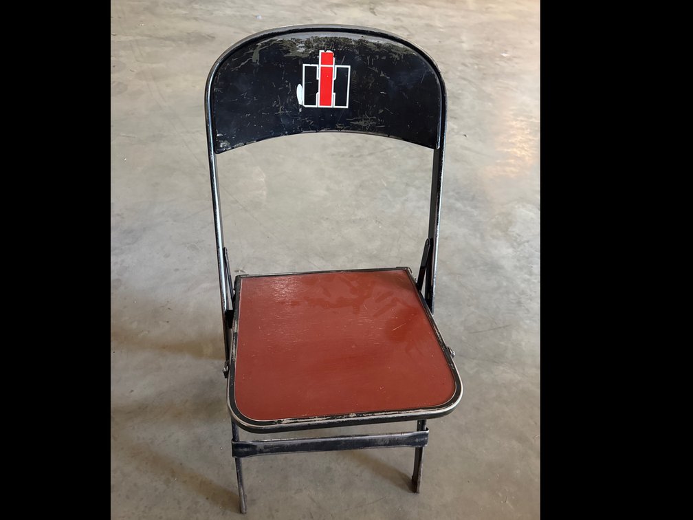 International Harvester Metal Folding Chairs