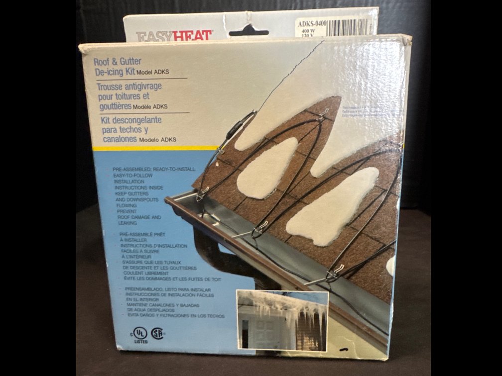 Easy Heat Roof & Gutter De-Icing Kit