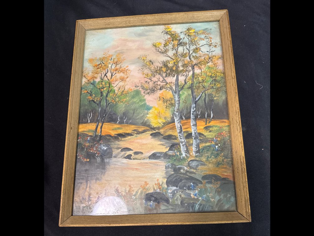 River Landscape With Trees Picture