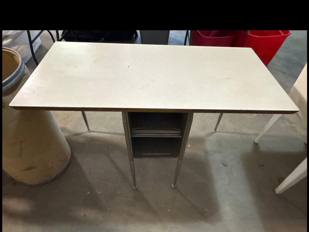School Desk/Table W/ Divided Storage Box