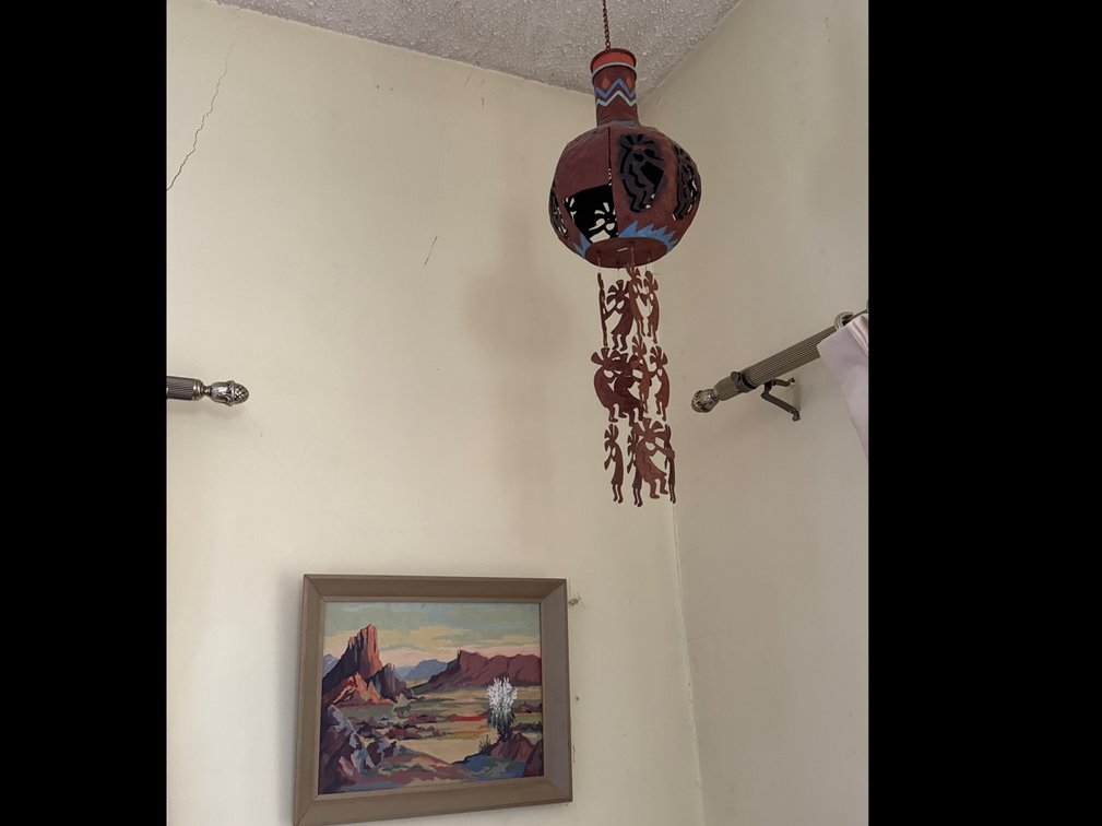 Southwestern Kokepelli Wind chime and Picture