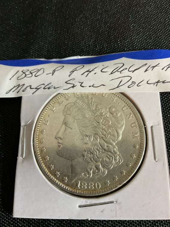 1880 P Philadelphia Morgan Silver Dollar