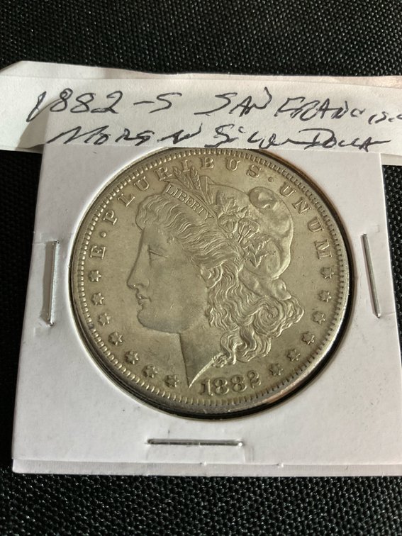 1882 S San Francisco Morgan Silver Dollar
