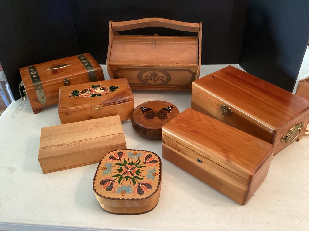 Wooden Trinket Boxes