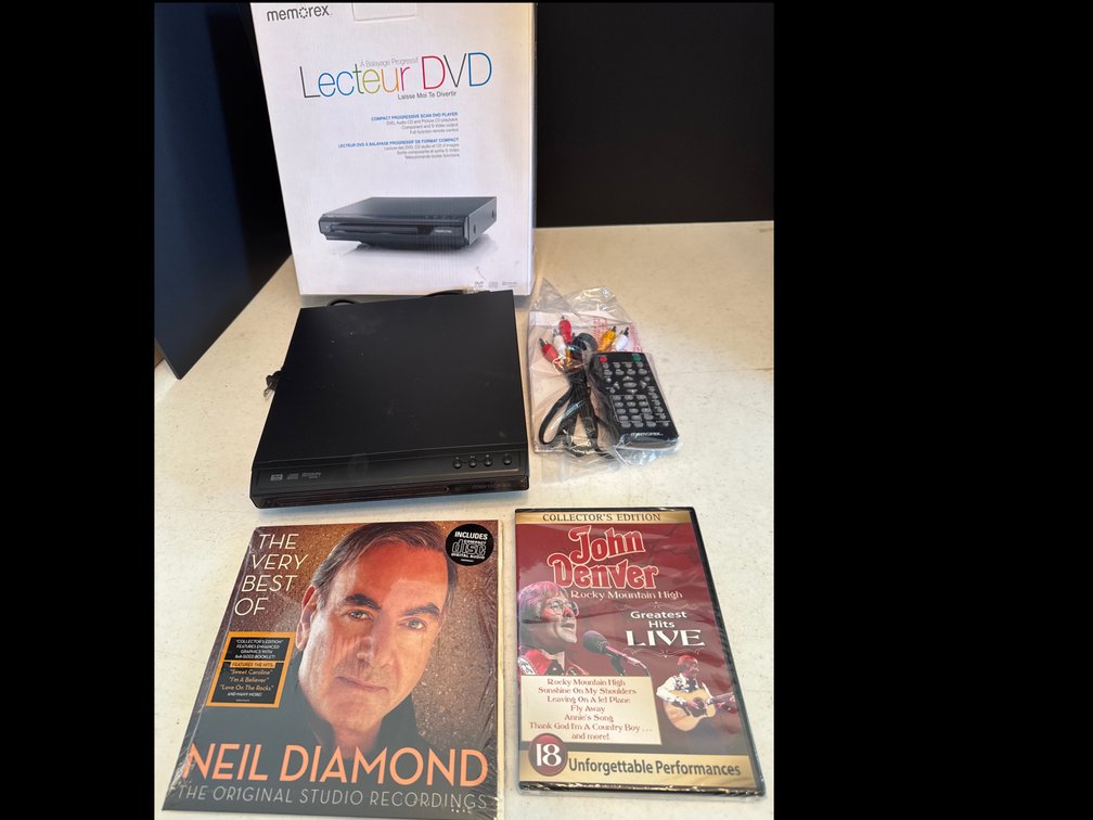 Memorex Lecteur DVD, Audio, CD Player
