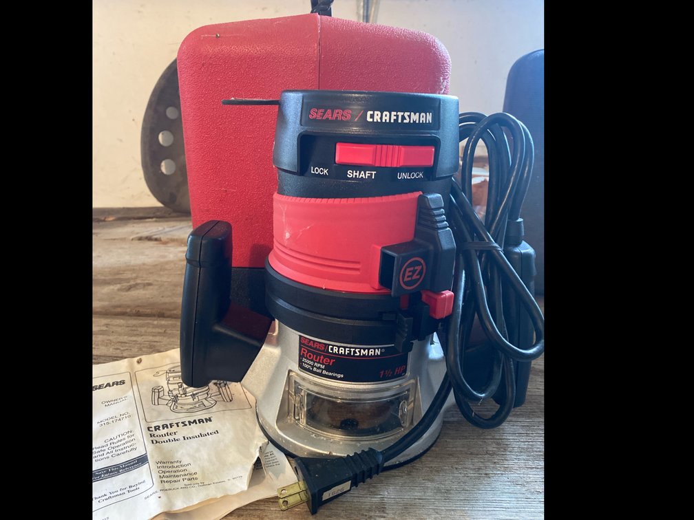Craftsman Router with Case