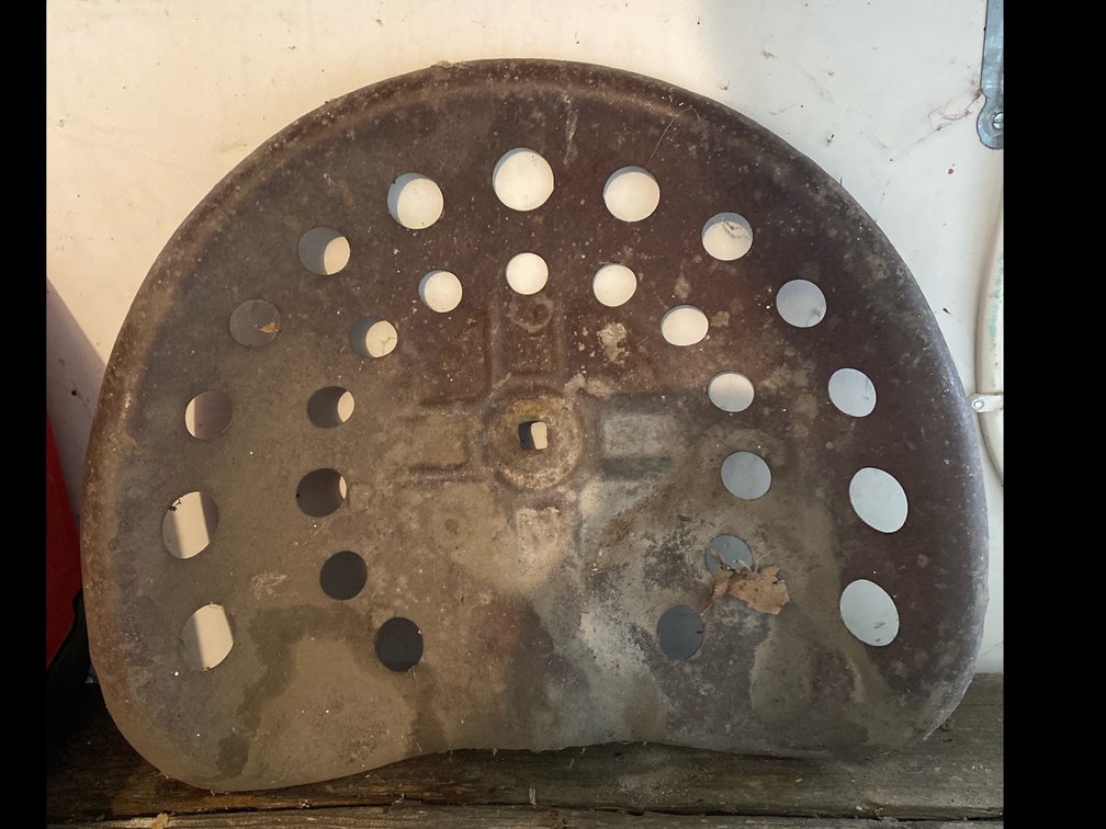 Metal Tractor Seat Lot of 3