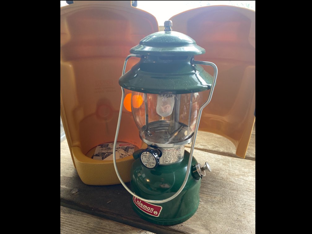 Coleman Gas Lantern with Case
