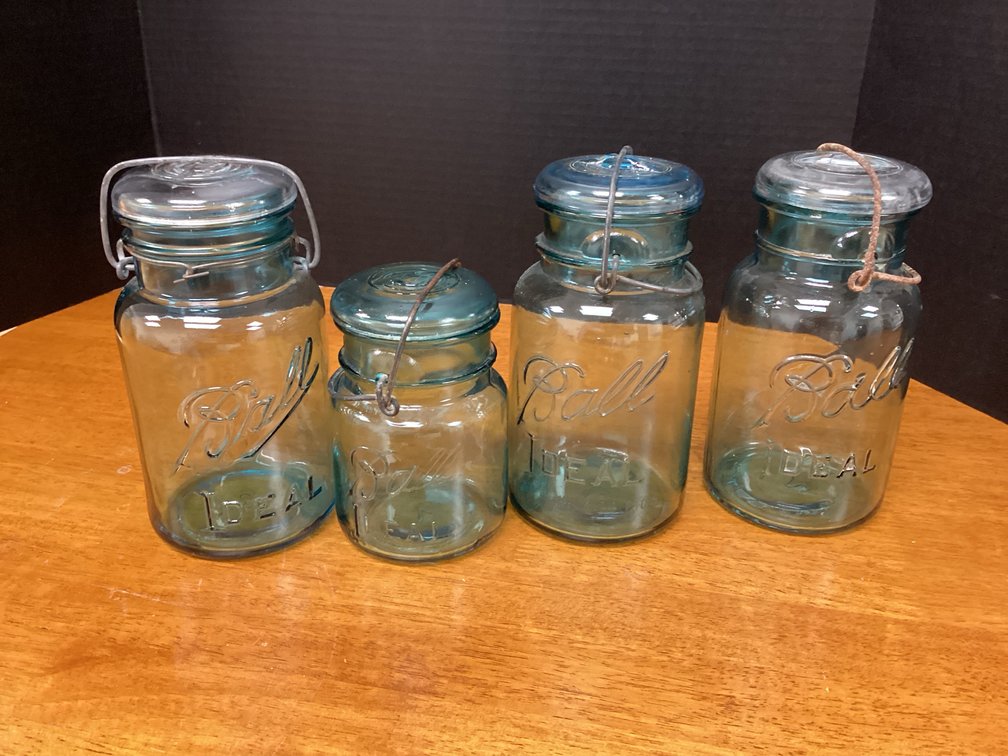 Ball Quart Blue Jars