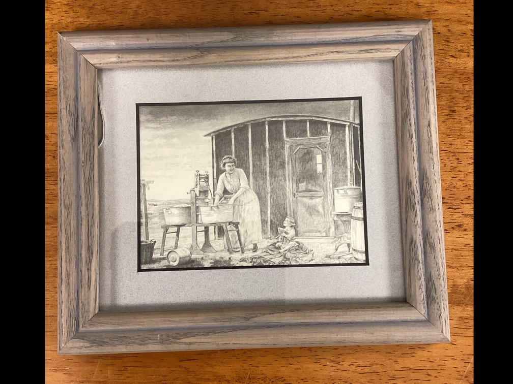 Don Greytack Pencil Art Picture # 23,  7” x 8”