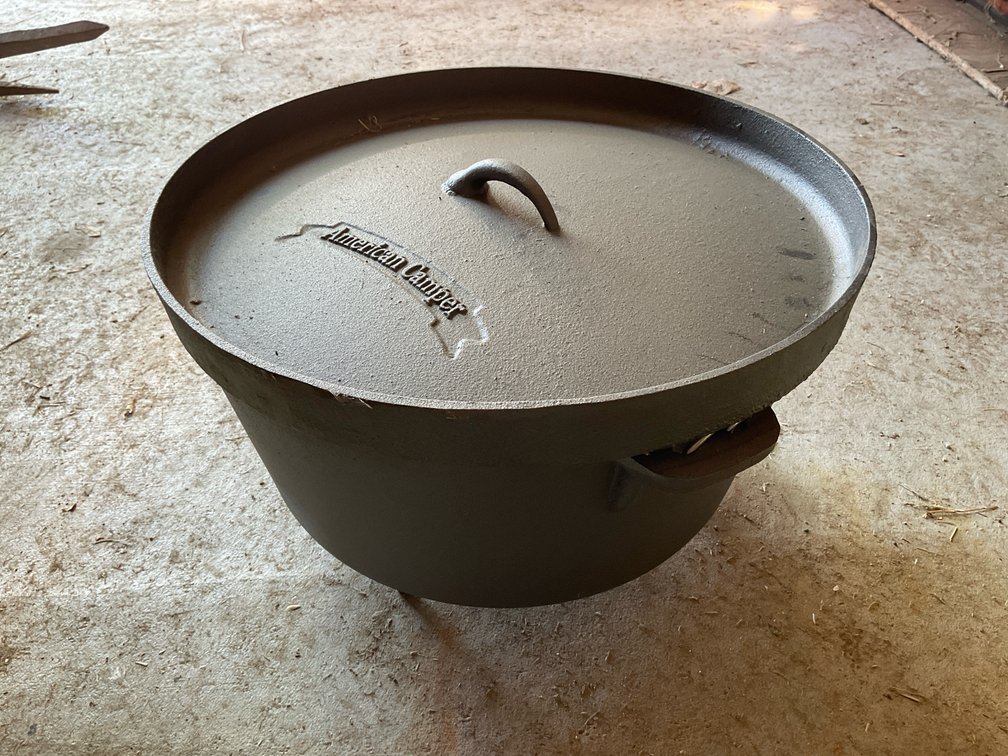 14” American Camper Cast Iron Dutch Oven
