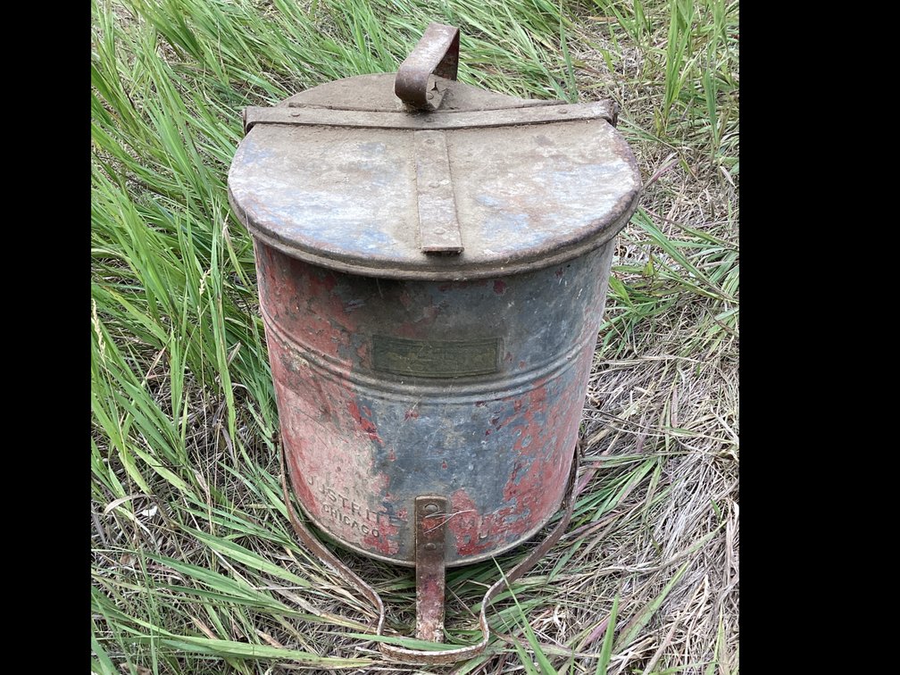 Justrite Metal Waste Can