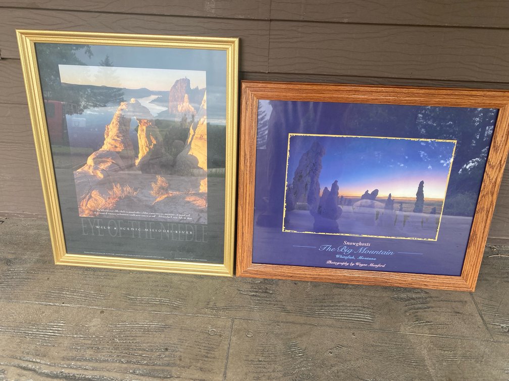 Framed Outdoor Photos Lot of 2