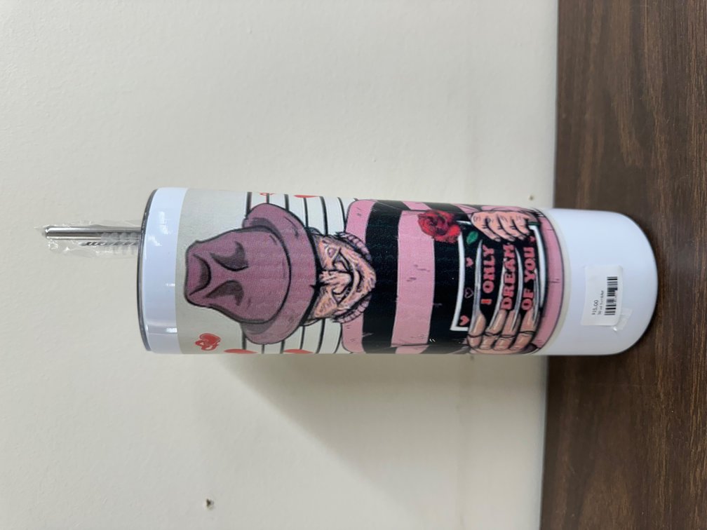 Dirty D's 1 lg Tumbler with Freddy Krugar
