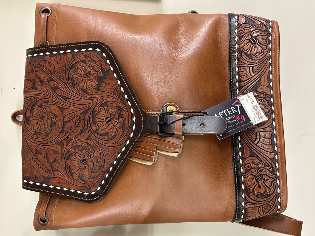 Cowtown Ag Supply Tooled Leather Backpack Value