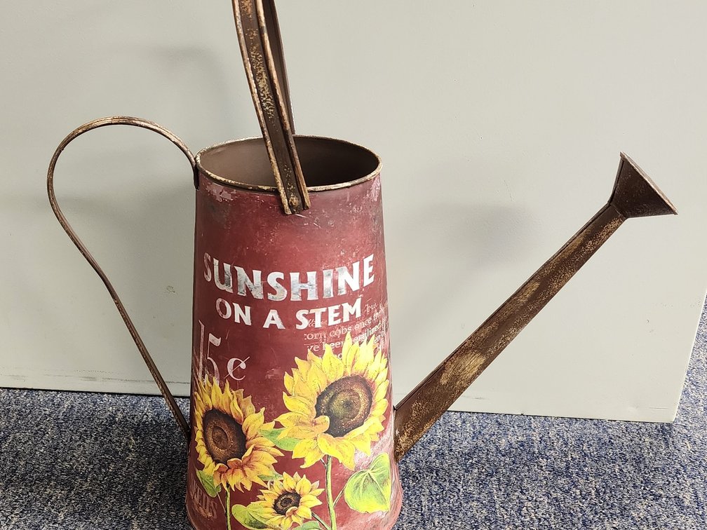 Creative Corner Prairie Pickins Red sunshie on stem water can